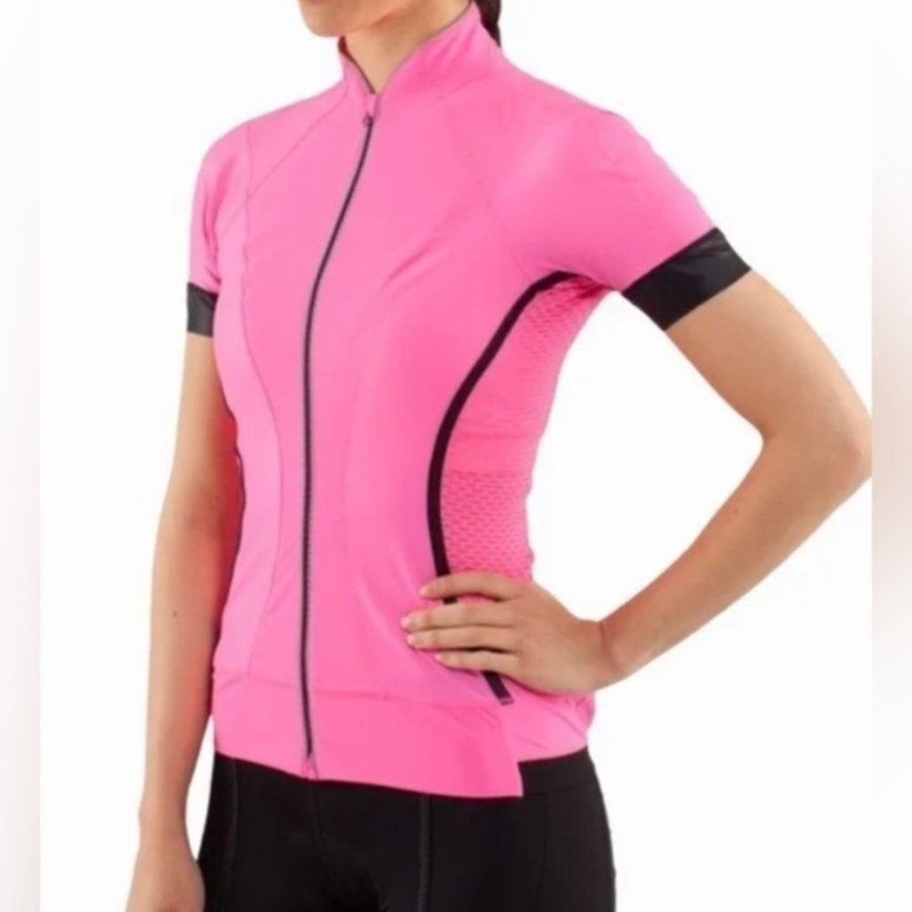 LULULEMON | RARE Paceline Jersey Bright pink BARBIECORE - EUC- size  8​​​…​